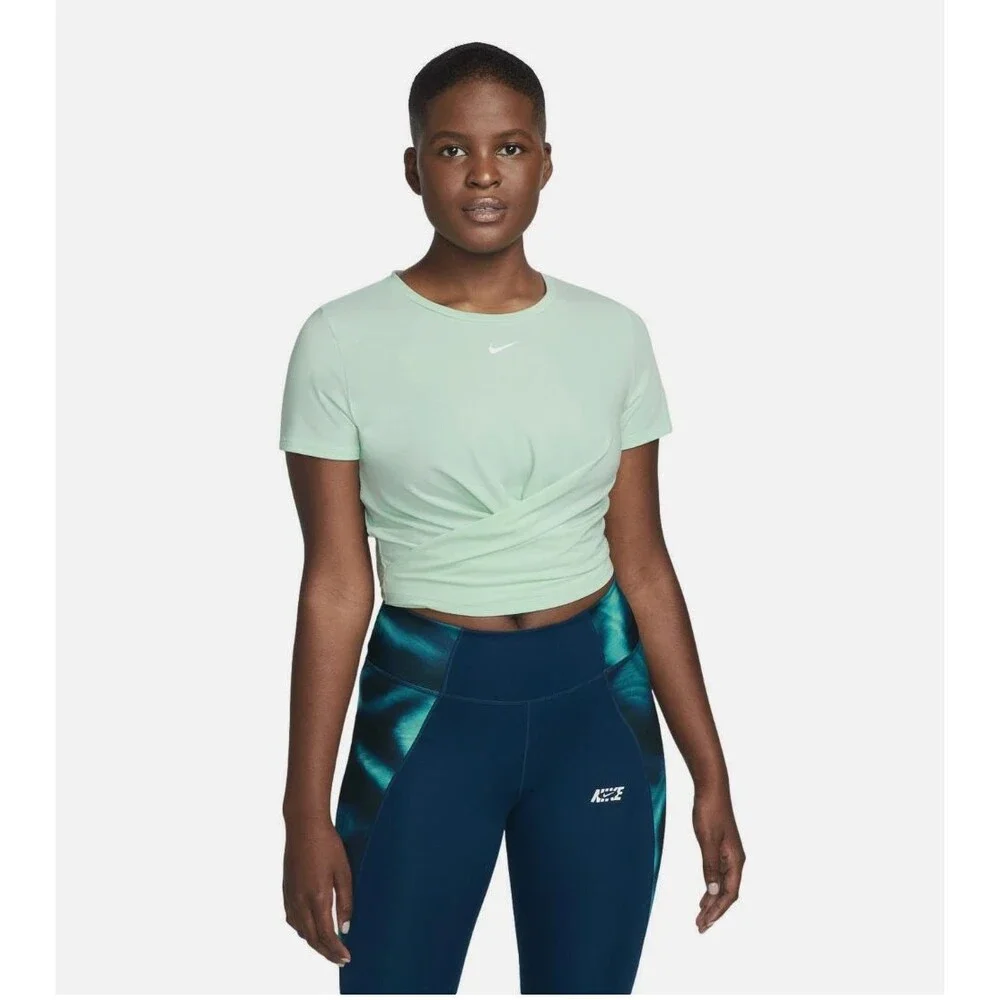 Nike Women's Size XXL Dri-FIT One Luxe Twist Short-Sleeve Top DD4921-379 Plus